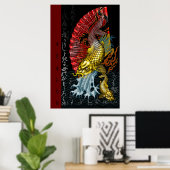 Shogun Scroll Poster (Thuiskantoor)
