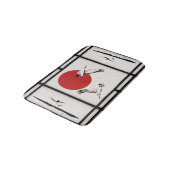 Shoji - Bamboe & Crane Badmat (Gekanteld)