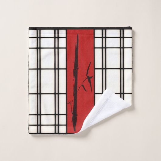 shoji - bamboo bad handdoek (Wasdoekje)