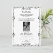 Shok Sandesh Hindu Shraddh Kaart (Staand voorkant)