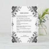 Shok Sandesh Hindu Shraddh Kaart (Staand voorkant)