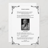 Shok Sandesh Hindu Shraddh Kaart (Voorkant / Achterkant)