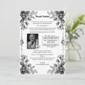 Shok Sandesh Hindu Shraddh Kaart (Staand voorkant)