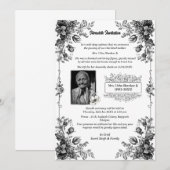 Shok Sandesh Hindu Shraddh Kaart (Voorkant / Achterkant)