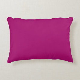 Shoking Pink, Purple,Solid, Simple, Modern Accent Kussen