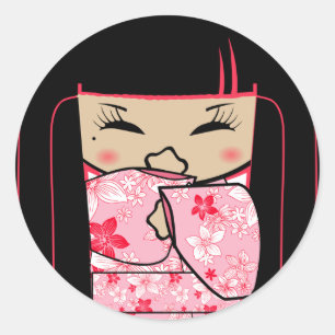 "Shokio" Mayumi Giggles Ronde Sticker