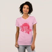 "Shokio", vrede, liefde en bubblegum T-shirt (Voorkant volledig)