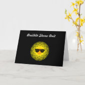 Shona van Breithlá duit/Ierse Gaëlische Gelukkige Kaart (Gele Bloem)