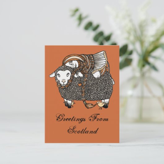 Shonaghs Sheep Briefkaart (Staand voorkant)