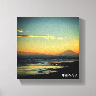 Shonan Sunset Canvas Afdruk