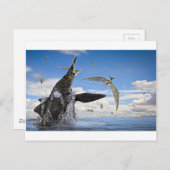 Shonisaurus Dinosaur Surprise Attack Briefkaart (Voorkant / Achterkant)