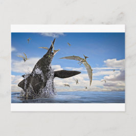 Shonisaurus Dinosaur Surprise Attack Briefkaart