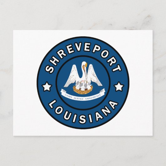 Shonthport Louisiana Briefkaart (Voorkant)