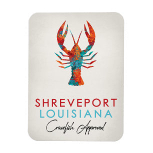 Shonthport Louisiana Crawfish Bright Magneet