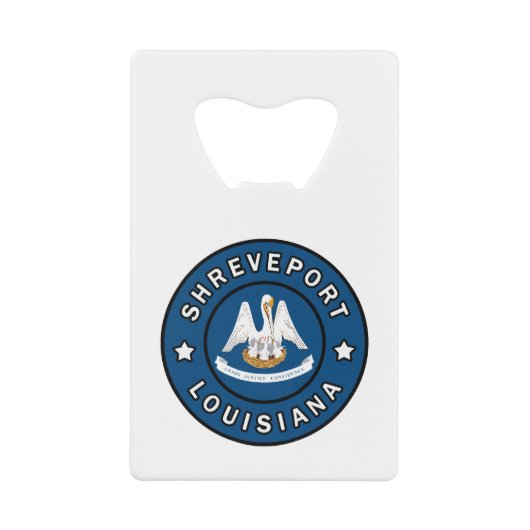 Shonthport Louisiana Creditkaart Flessenopener (Voorkant)