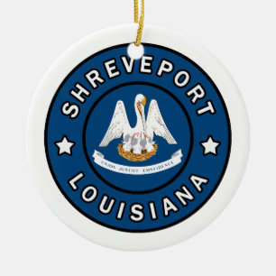 Shonthport Louisiana Keramisch Ornament