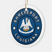 Shonthport Louisiana Keramisch Ornament (Links)