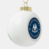 Shonthport Louisiana Keramische Bal Ornament (Links)