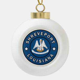 Shonthport Louisiana Keramische Bal Ornament