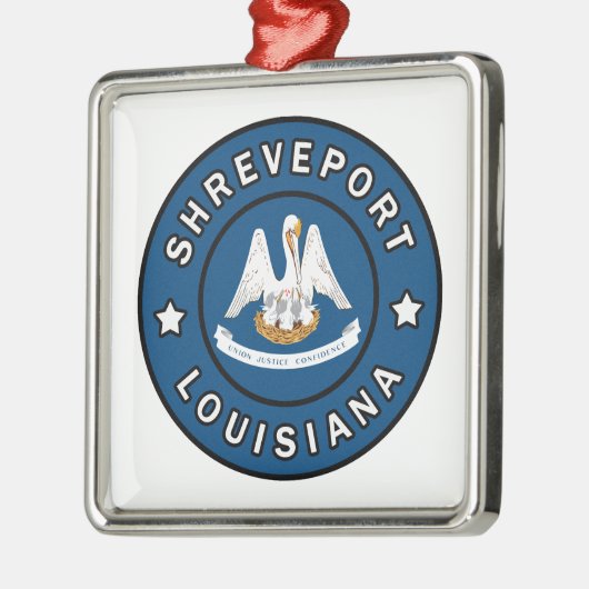 Shonthport Louisiana Metalen Ornament (Links)