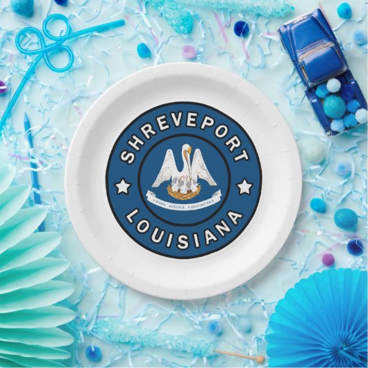 Shonthport Louisiana Papieren Bordje (Feest)