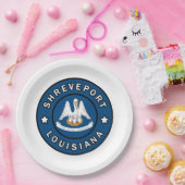 Shonthport Louisiana Papieren Bordje (Feest)