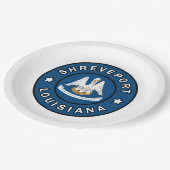 Shonthport Louisiana Papieren Bordje (Gekanteld)