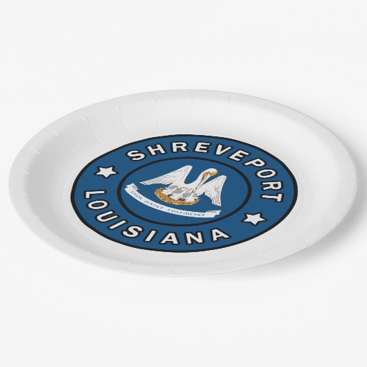 Shonthport Louisiana Papieren Bordje (Gekanteld)