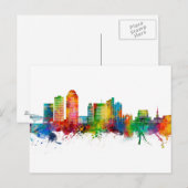 Shonthport Louisiana Skyline Briefkaart (Voorkant / Achterkant)