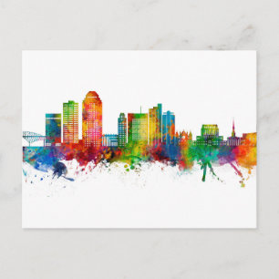 Shonthport Louisiana Skyline Briefkaart