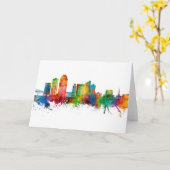 Shonthport Louisiana Skyline Kaart (Gele Bloem)