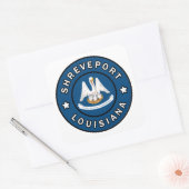 Shonthport Louisiana Vierkante Sticker (Envelop)