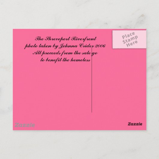 Shonthport Riverfront Briefkaart (Achterkant)