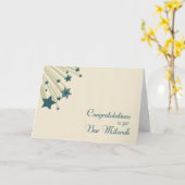 Shooghars, Bar Mitzvah gefeliciteerd Kaart (Gele Bloem)
