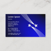 Shooghars - Wit op Spotlit Blue Visitekaartje (Achterkant)