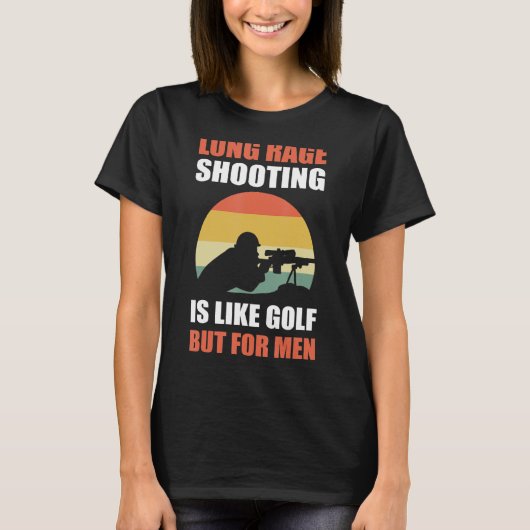 Shooi op lange afstand is als Golf maar voor manne T-shirt (Voorkant)