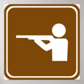 Shooibereik Highway Sign Poster (Voorkant)