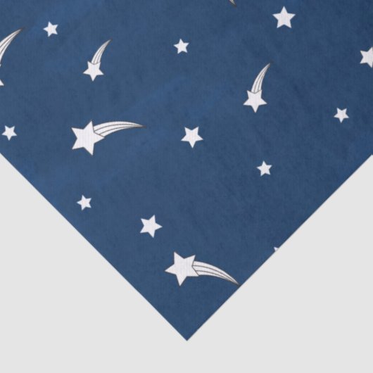 Shooistars Navy Blue Waterverf Tissuepapier (Detail)