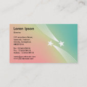 Shooistreren - Zacht gradiënt Visitekaartje (Achterkant)