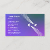 Shooistreren - Zachte gradiënt Visitekaartje (Achterkant)