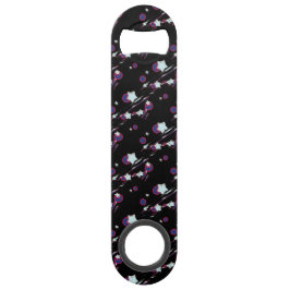 Shooistrips en Comets Black Speed Bottle Open Flessenopener