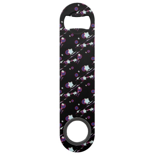 Shooistrips en Comets Black Speed Bottle Open Speed Flessenopener (Achterkant)