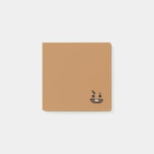 Shooky lichtbruin post-it® notes (Voorkant)