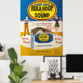 Shoop Shoop Hula Hoop  Hoesje ad Poster (Thuiskantoor)