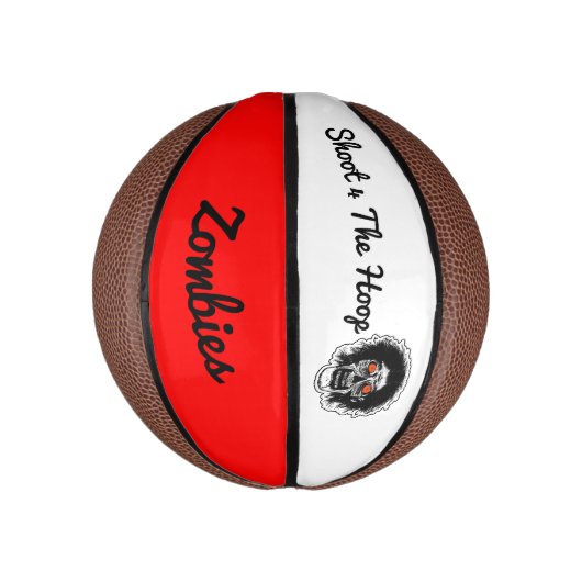 Shoot 4 De Hoop - Zombie Red Eyes Basketbal (Verticaal)