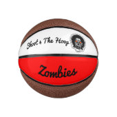 Shoot 4 De Hoop - Zombie Red Eyes Basketbal (Voorkant)