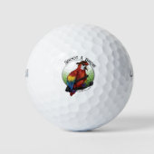 Shoot A Birdie Pirate Golf Balls Golfballen (Voorkant)