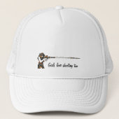 Shoot als een meisje trucker pet (Voorkant)