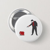 Shoot Down Love Ronde Button 5,7 Cm (Voorkant /achterkant)