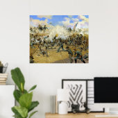 Shoot en worden beschadigd door Keith Rocco Fort G Poster (Thuiskantoor)